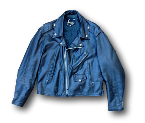 Men's Lesco Vintage Leather Motorcycle Jacket