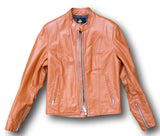 Women's Bristol Leather Vintage Cafe Racer Jacket