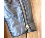 Unisex Vetements De Cuir Originaux Leather Moto Jacket