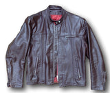 Brimaco Men's Leather Vintage Cafe Racer Jacket